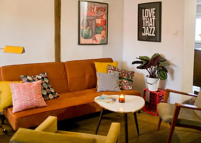 Apartmán Stylowy, Przestronny 80m2 Na Zielonej Ulicy W Centrum *